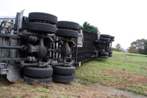 Solo-Vehicle Semi-Truck Crash on Northfront Road [Livermore, CA]